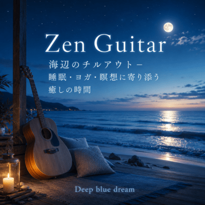 Zen Guitar by the Sea - Chillout for Sleep, Yoga & Meditation Front Cover