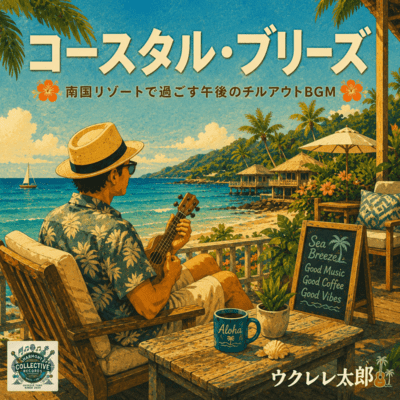 Coastal Breeze Afternoon Chillout BGM for Tropical Resorts Front Cover