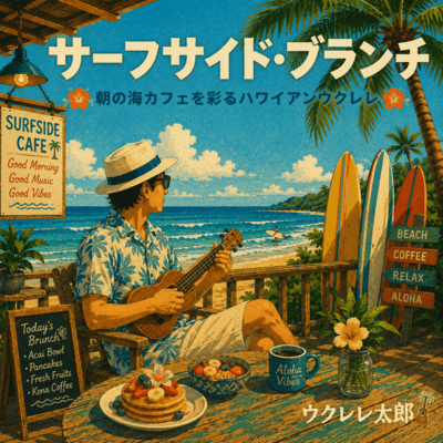 Surfside Brunch Hawaiian Ukulele for a Seaside Morning Café Front Cover