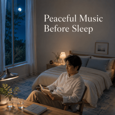Peaceful Music Before Sleep Front Cover