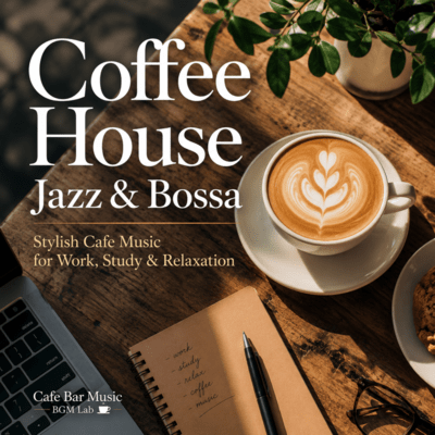 Coffee House Jazz & Bossa - Sophisticated Cafe Music for Work, Study and Relaxation Front Cover