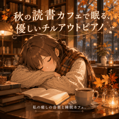 Autumn Reading Cafe Piano - Chillout for Sleep Front Cover