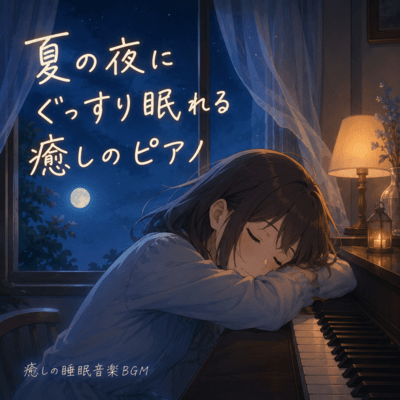 Summer Night Piano for Deep Sleep Front Cover