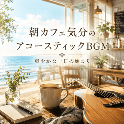 Acoustic Morning Cafe BGM - A Fresh Start to the Day Front Cover