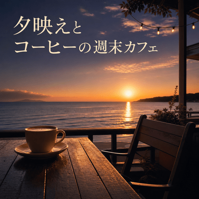 夕映えとコーヒーの週末カフェのジャケット写真