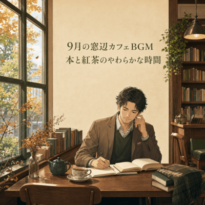 September Window Cafe Music for Reading Front Cover