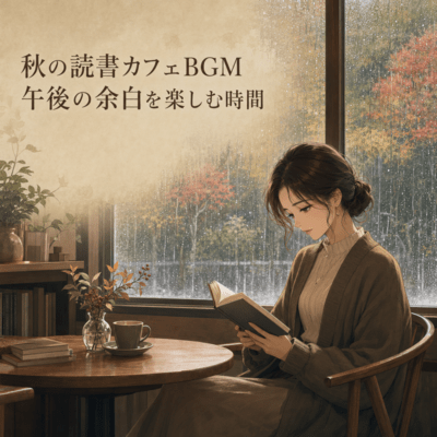 Autumn Reading Cafe Music for Leisure Front Cover
