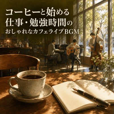 Stylish Cafe Live BGM to Enhance Your Coffee and Work or Study Time Front Cover