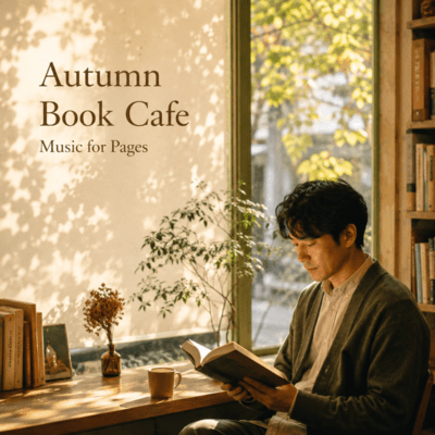 Autumn Book Cafe Music for Pages Front Cover