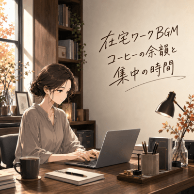 Remote Work Music for Coffee Focus Front Cover