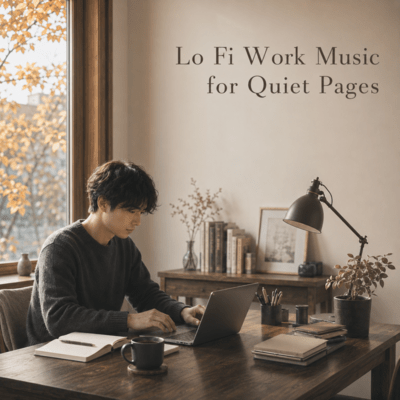 Lo Fi Work Music for Quiet Pages Front Cover