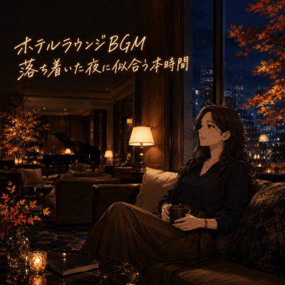ホテルラウンジBGM 落ち着いた夜に似合う本時間のジャケット写真
