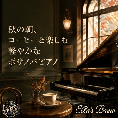 Light Bossa Nova Piano for Coffee on an Autumn Morning Front Cover