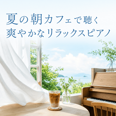 Refreshing Relaxing Piano for a Summer Morning Cafe Front Cover