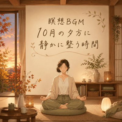 Meditation Music for October Evenings Front Cover