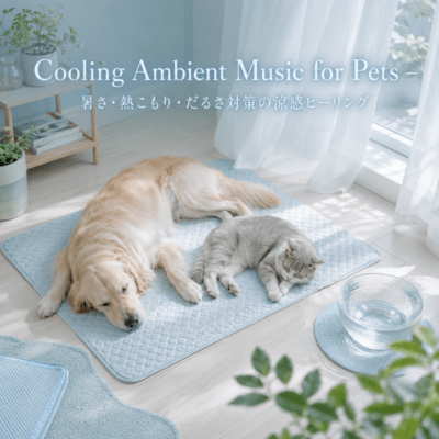Cooling Ambient Music for Pets – 暑さ・熱こもり・だるさ対策の涼感ヒーリングのジャケット写真