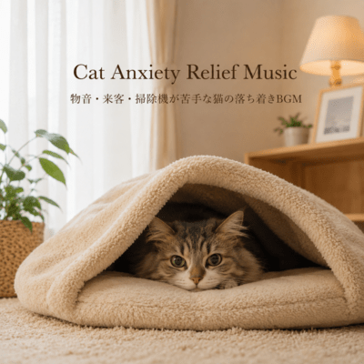 Cat Anxiety Relief Music - Calm Sounds for Sensitive Cats Front Cover