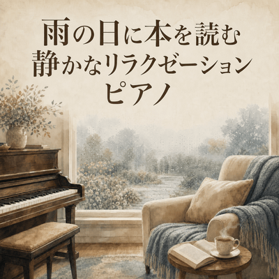 Quiet Relaxation Piano for Reading on a Rainy Day Front Cover