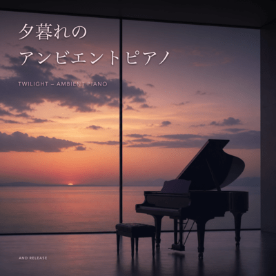Ambient Piano at Dusk Front Cover