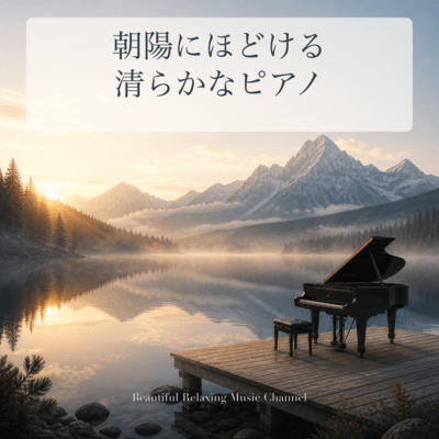 Pure Piano Unfolding in Morning Light Front Cover