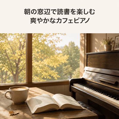 Fresh Cafe Piano for Reading by the Morning Window Front Cover