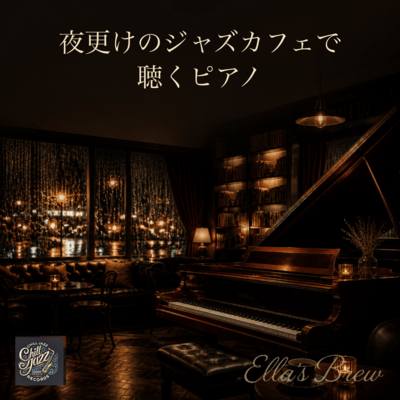 Late Night Jazz Cafe Piano Front Cover