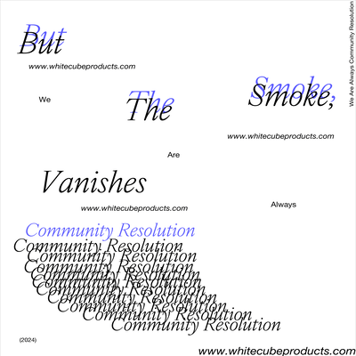 But The Smoke, Vanishes Front Cover