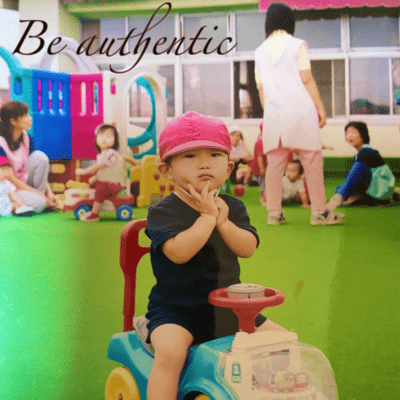 Be authenticのジャケット写真