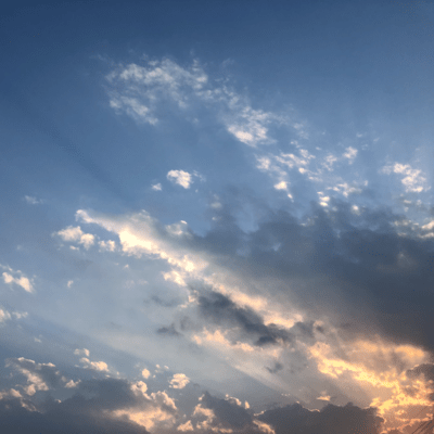 Crepuscular rays Front Cover
