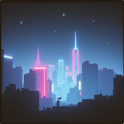 By the time the city lights fade away. Front Cover