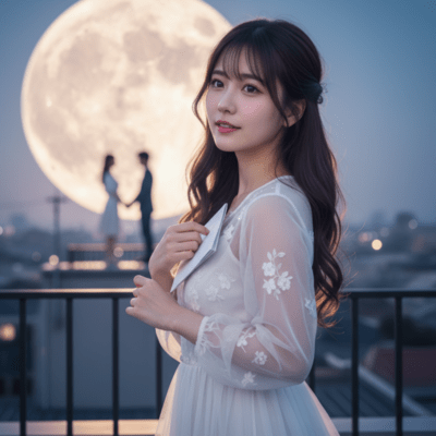 Moon and Love Front Cover