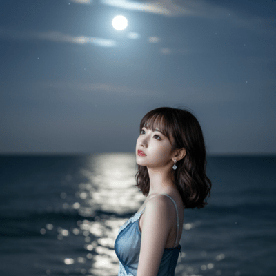 The Sea Fell in Love with the Moon Front Cover