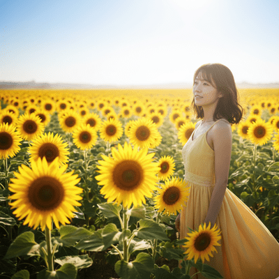 Following the shadow of a sunflower Front Cover