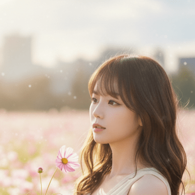 Heart swaying with cosmos Front Cover