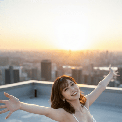 光に染まる奇跡のジャケット写真