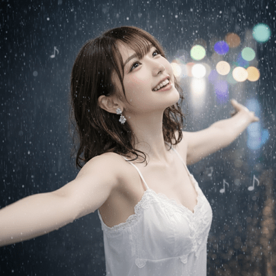 Happy rainy day Front Cover