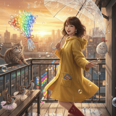 Rain waltz Front Cover