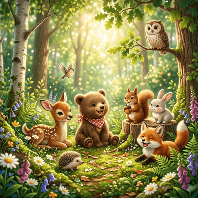 Happy animals Front Cover