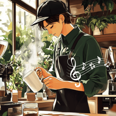 Coffeehouse Serenade The Soundtrack of a Cozy Café Front Cover