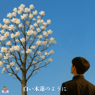 Like a White Magnolia (Magnolia series_ver.2 Male Vocalist) Front Cover