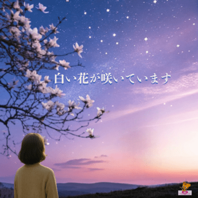 White flowers are blooming (Magnolia Series_ver.3 Female Harmony) Front Cover