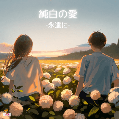 Pure white love -Forever- (Hydrangea series_ver.3 female vocals) Front Cover