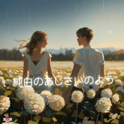 純白のあじさいのよう (あじさいシリーズ_ver.4 女性ボーカル)のジャケット写真