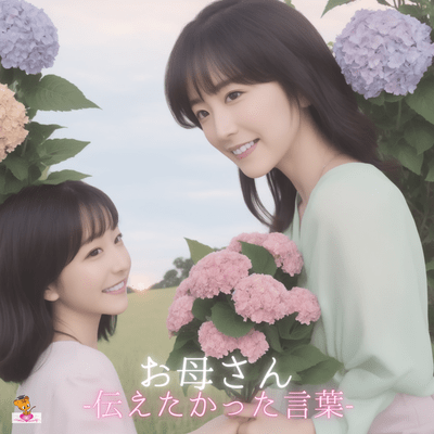 お母さん-伝えたかった言葉- (あじさいシリーズ_ver.10 女性ボーカル)のジャケット写真