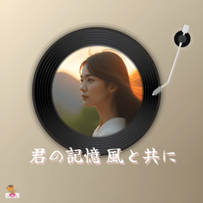 君の記憶 風と共に (風 シリーズ_ver.1 女性ボーカル)のジャケット写真