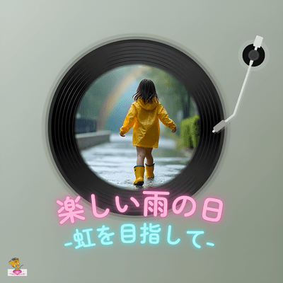 楽しい雨の日-虹を目指して- (虹 シリーズ_ver.2 女性ボーカル)のジャケット写真
