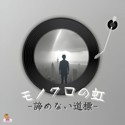 モノクロの虹-諦めない道標- (虹 シリーズ_ver.9 女性ロックバンド)のジャケット写真