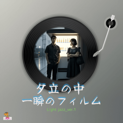 A momentary film in the middle of a sudden shower (Light jazz_ver.1) Front Cover