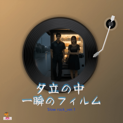 A momentary film in the middle of a sudden shower (Slow rock_ver.1) Front Cover