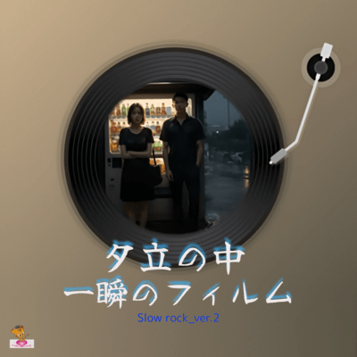 A momentary film in the middle of a sudden shower (Slow rock_ver.2) Front Cover
